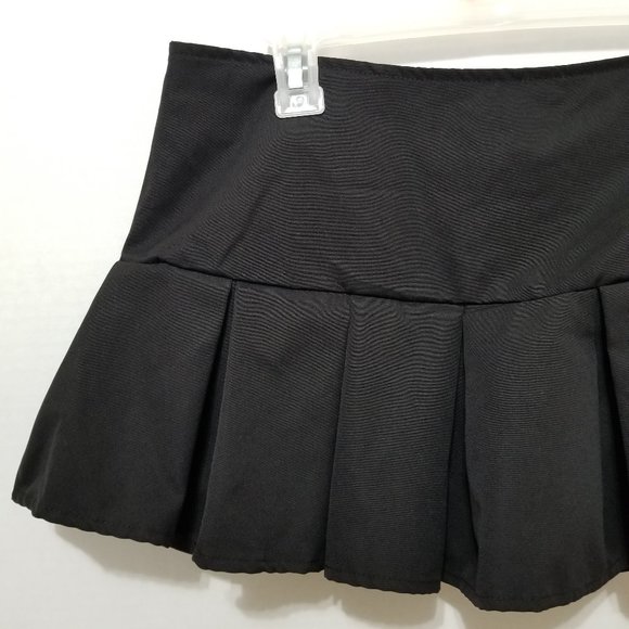 SHEIN skort Large pleated mini schoolgirl lolita goth punk academia - Picture 6 of 10